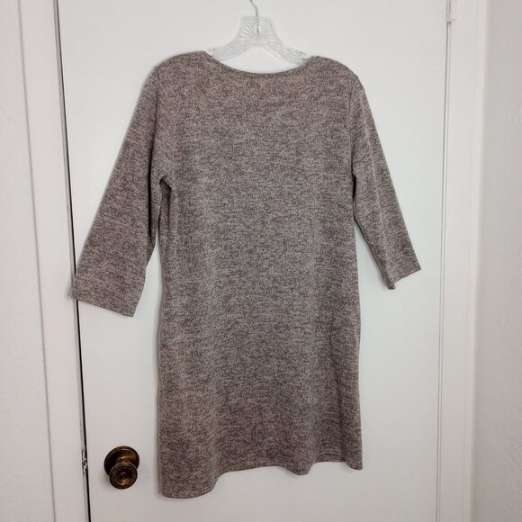 Nine Britton for Stitch Fix Kate Hacci Grey Knit Dress NWOT - Picture 6 of 7